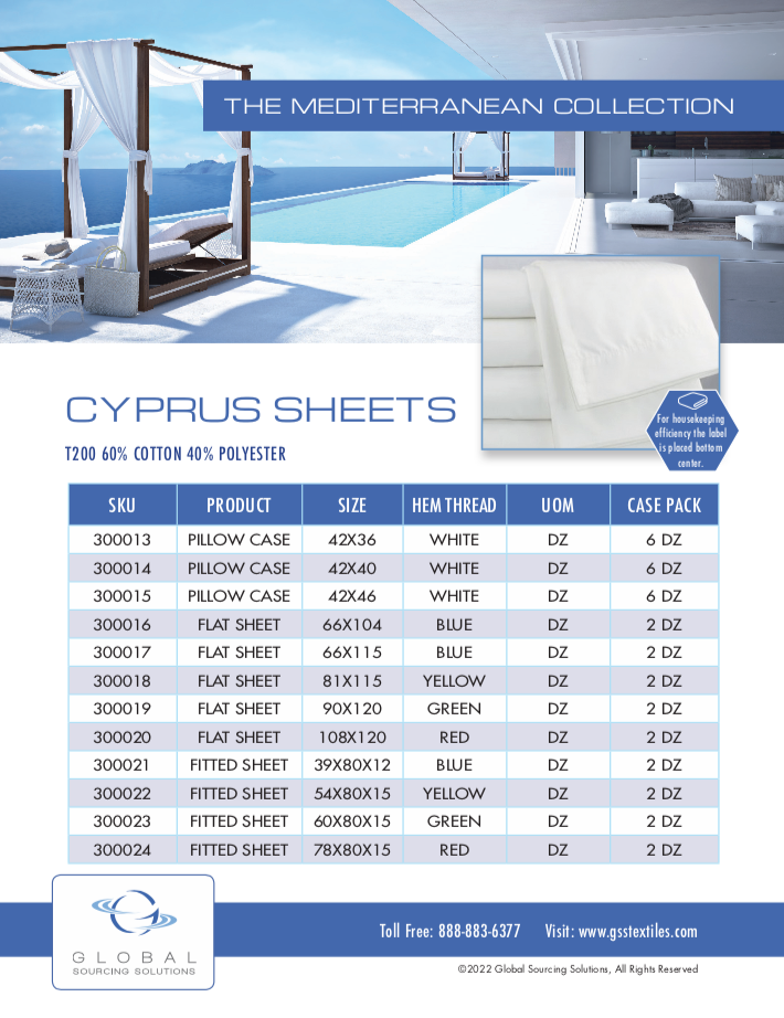 Cyprus Sheet